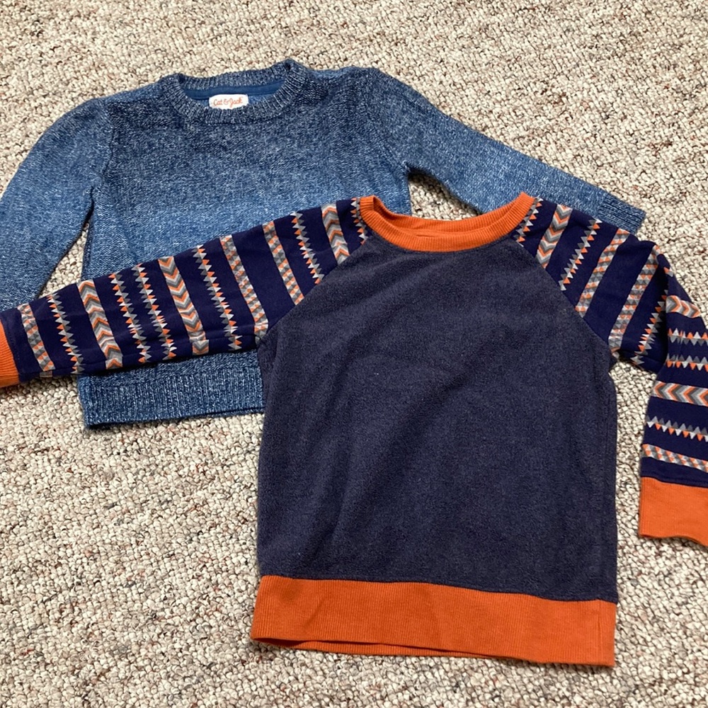 Two 3T sweaters - Cat and Jack